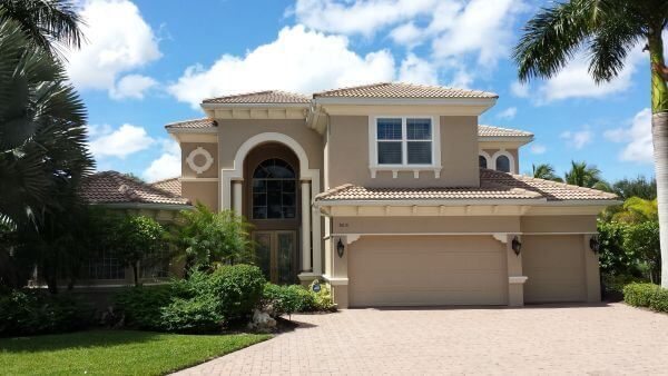 Two-story South Florida home exterior repaint
